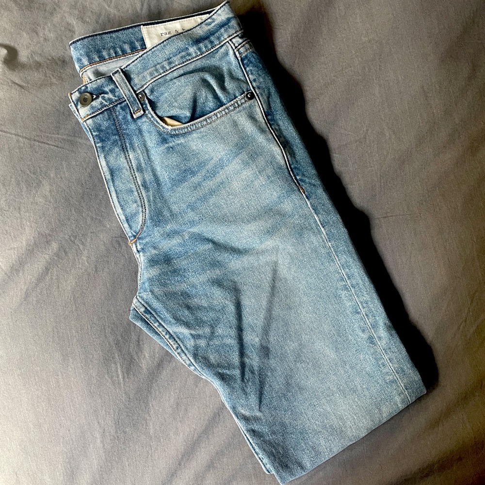 rag & bone light wash jeans (Fit 2, size 31)
